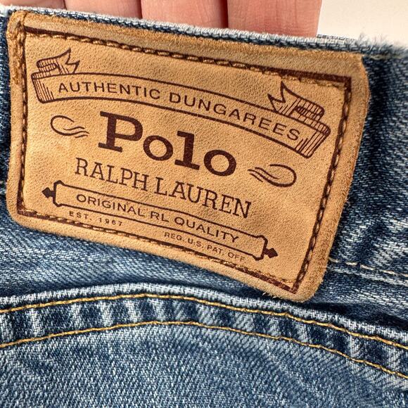 Polo Ralph Lauren Jeans Mens 40x30 (41x30 ACTUAL) Hampton Straight Blue Denim - Picture 8 of 11
